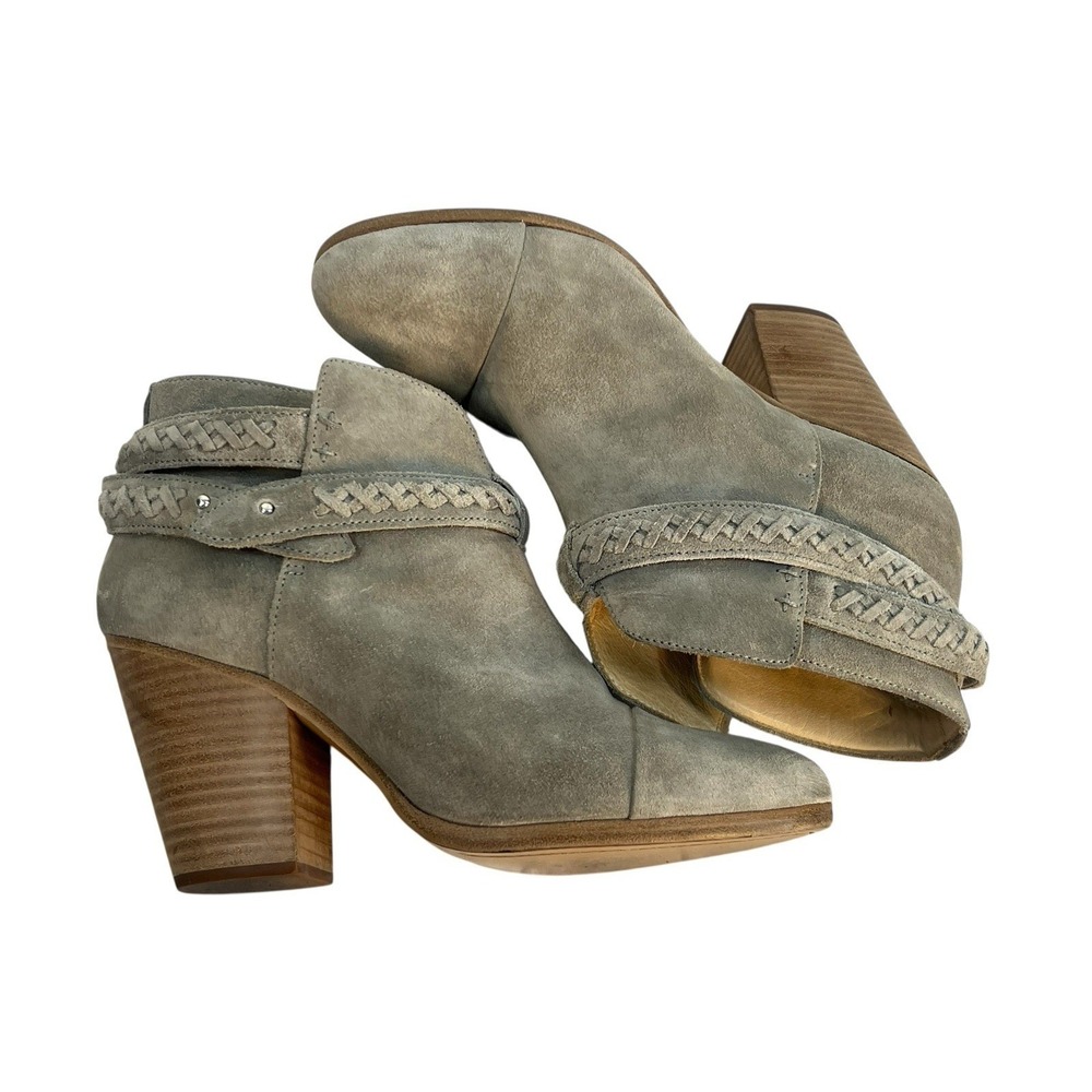Rag and Bone Women's Grey Suede Harrow Boots Size EU 38.5US 7.5 - Picture 3 of 8